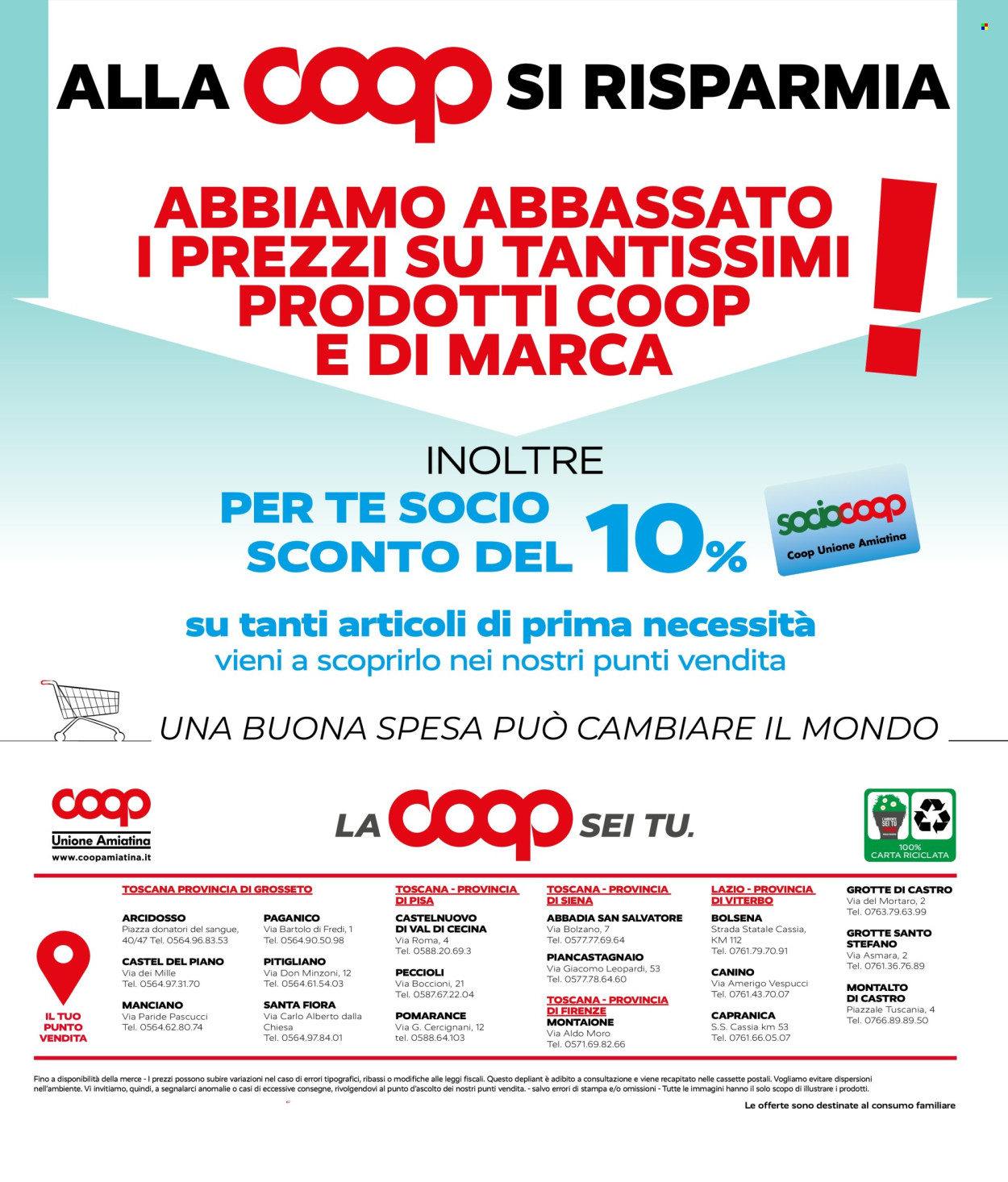 Volantino Coop - 27/2/2025 - 12/3/2025. Pagina 1