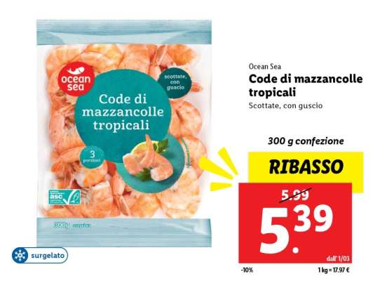 Code Di Mazzancolle Tropicali