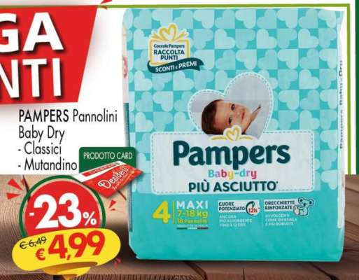 PAMPERS Pannolini Baby Dry