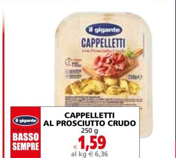 Cappelletti al prosciutto crudo