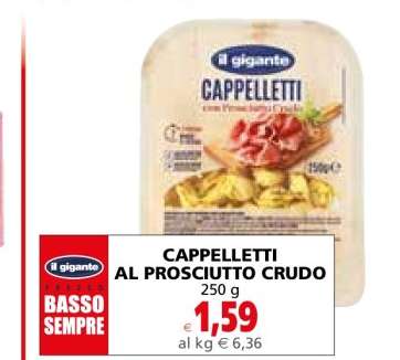 Cappelletti al prosciutto crudo