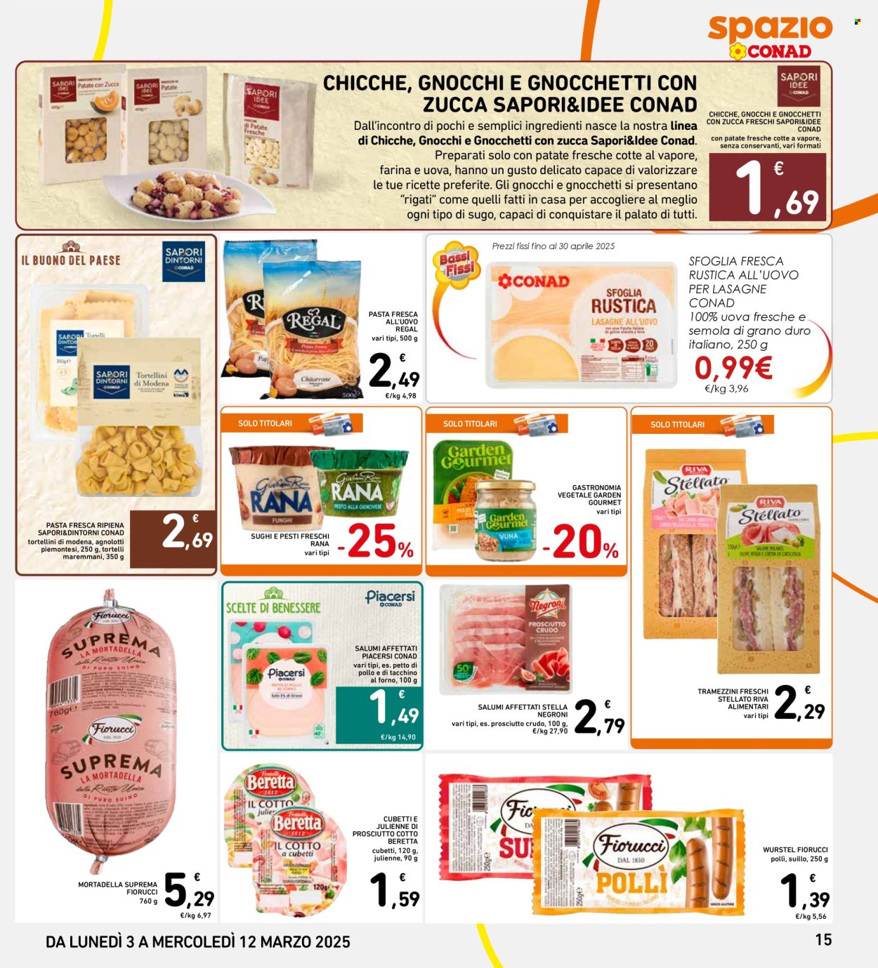 Volantino Spazio Conad - 3/3/2025 - 12/3/2025. Pagina 1