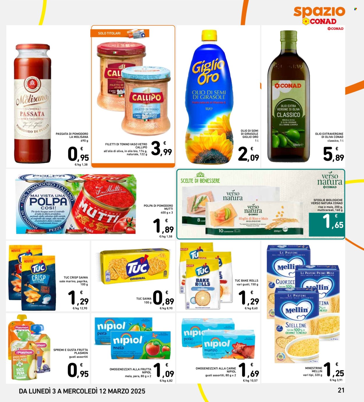 Volantino Spazio Conad - 3/3/2025 - 12/3/2025. Pagina 1