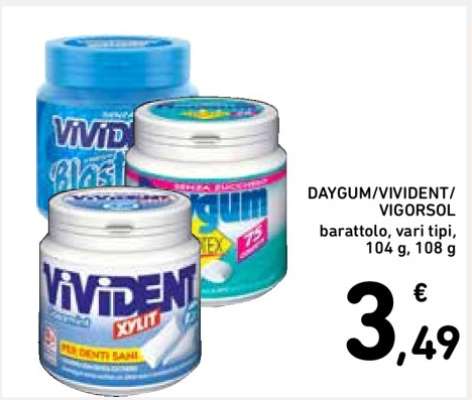 DAYGUM/VIVIDENT/VIGORSOL