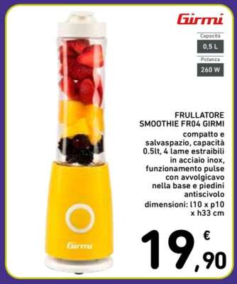 FRULLATORE SMOOTHIE FR04 GIRMI