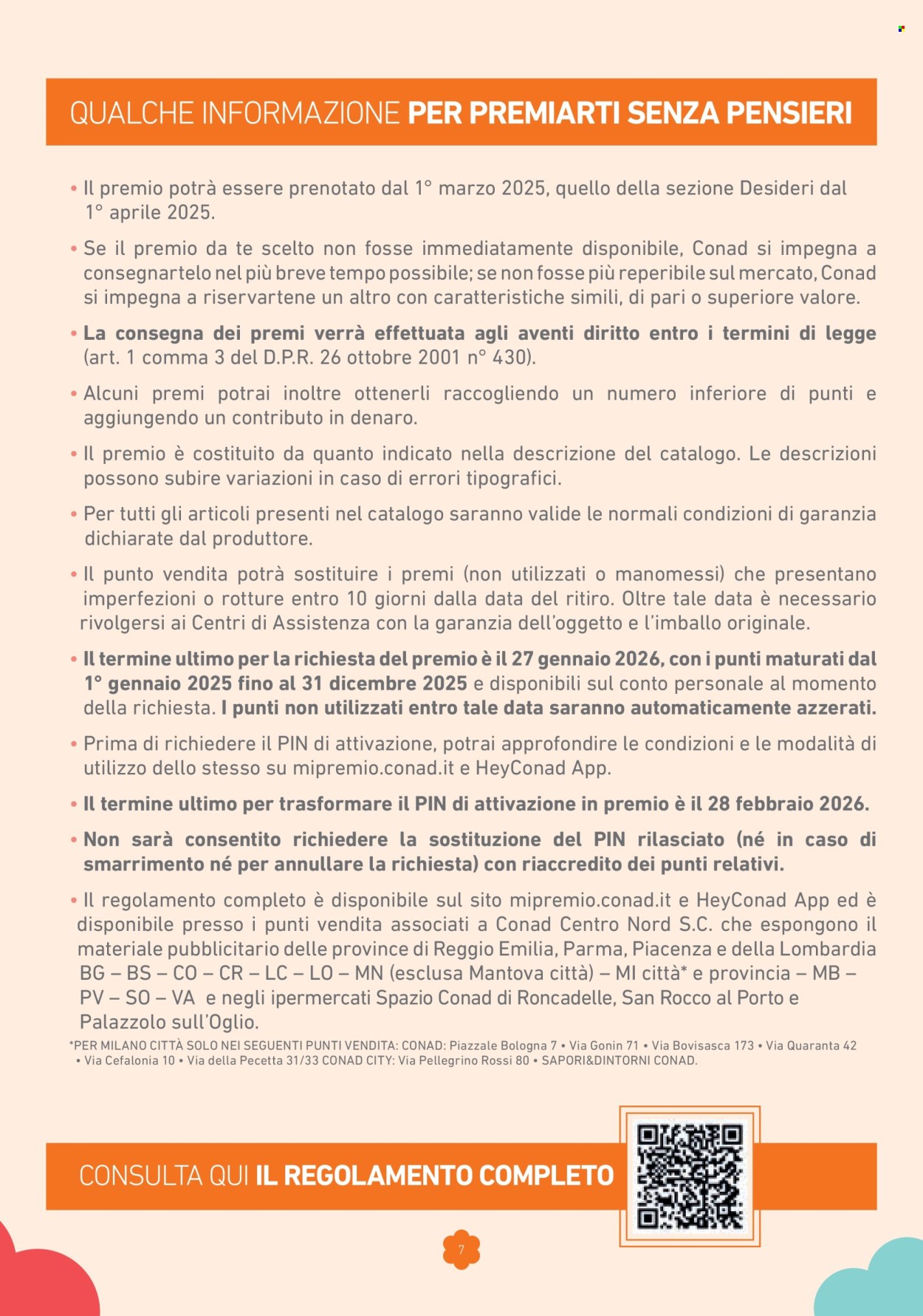 Volantino Conad - 1/3/2025 - 31/12/2025. Pagina 1