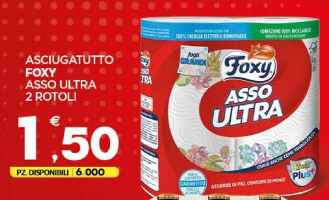 ASCIUGATUTTO FOXY ASSO ULTRA