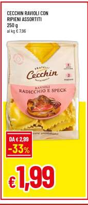 CECCHIN RAVIOLI CON RIPIENI ASSORTITI