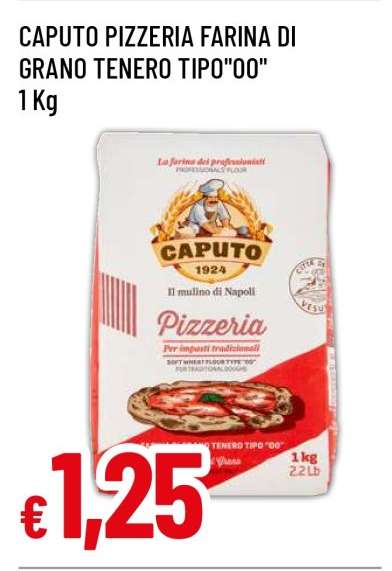 CAPUTO PIZZERIA FARINA DI GRANO TENERO TIPO"00"