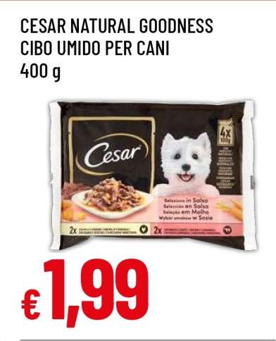 CESAR NATURAL GOODNESS CIBO UMIDO PER CANI