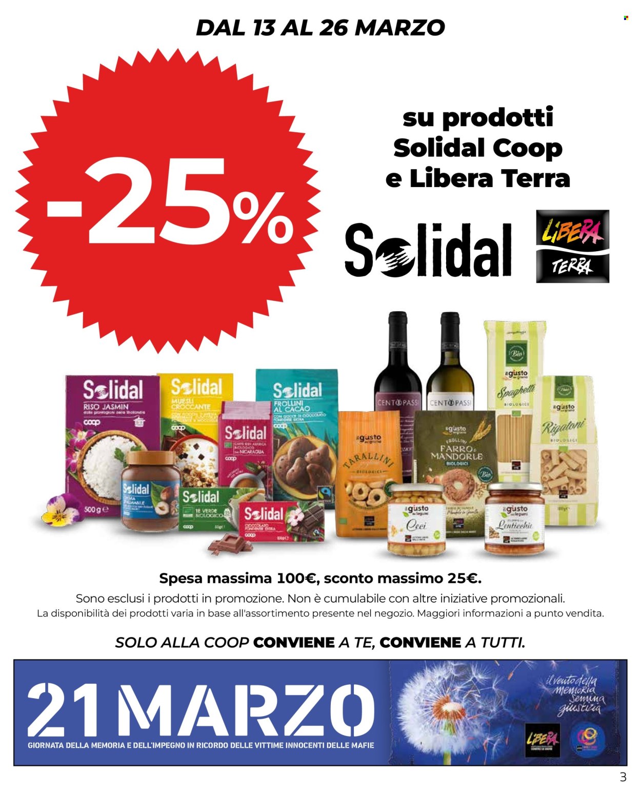 Volantino Coop - 6/3/2025 - 19/3/2025. Pagina 1