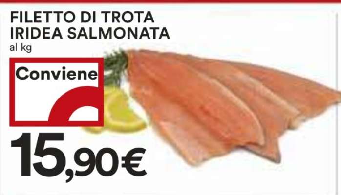 FILETTO DI TROTA IRIDEA SALMONATA