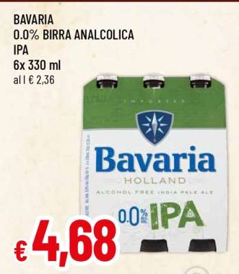 BAVARIA 0.0% BIRRA ANALCOLICA IPA