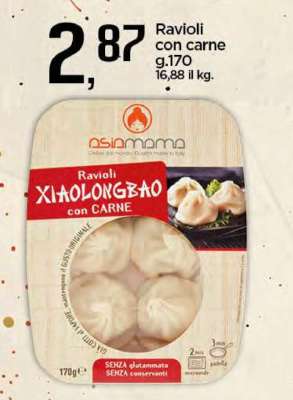 Ravioli Xiaolongbao con Carne