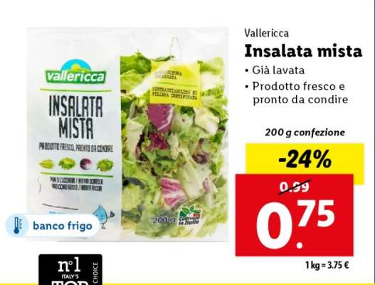 Vallericca Insalata mista