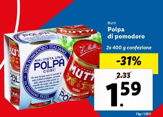 Mutti Polpa di pomodoro