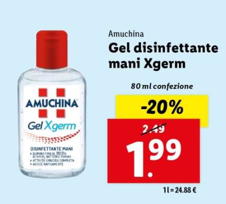 Amuchina Gel disinfettante mani Xgerm