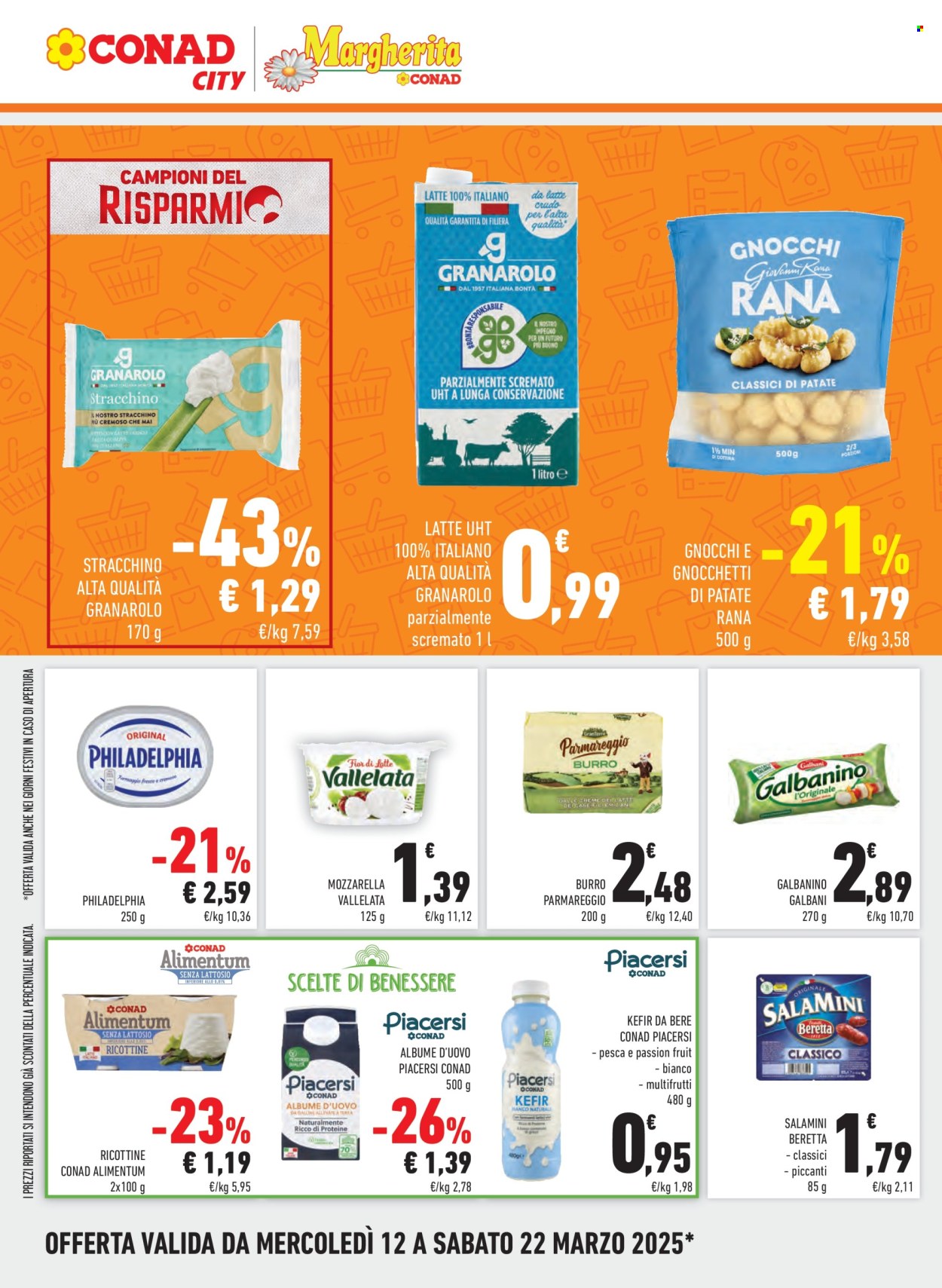 Volantino Conad City - 12/3/2025 - 22/3/2025. Pagina 1