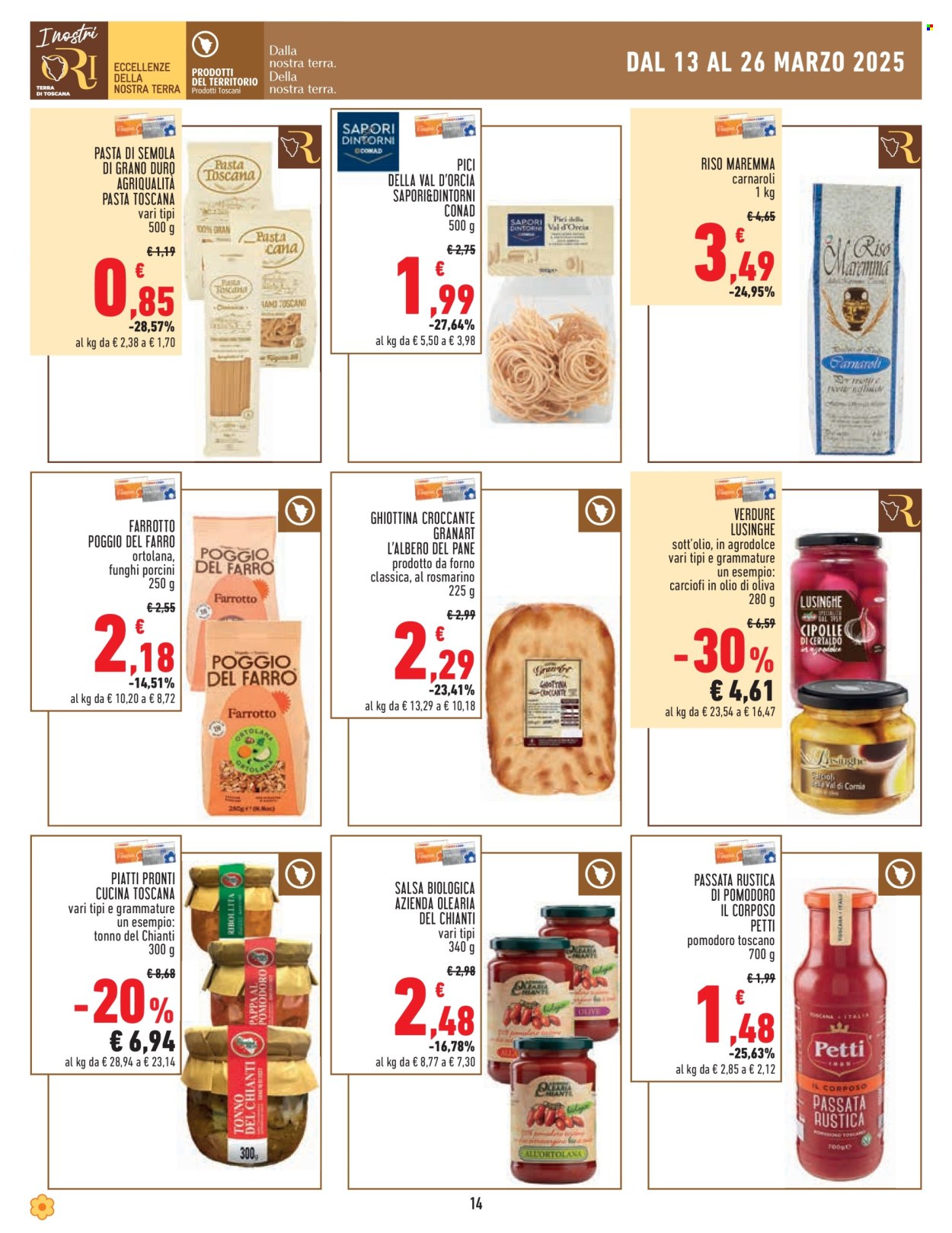 Volantino Conad - 13/3/2025 - 26/3/2025. Pagina 1