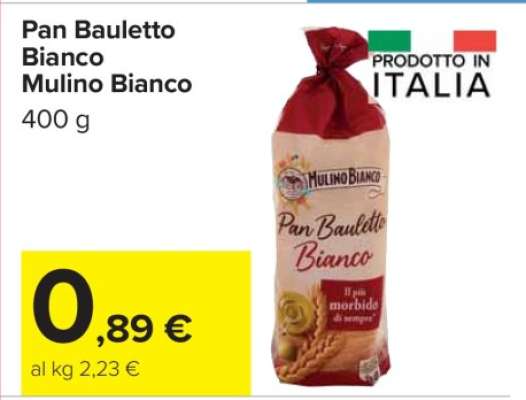 Pan Bauletto Bianco Mulino Bianco