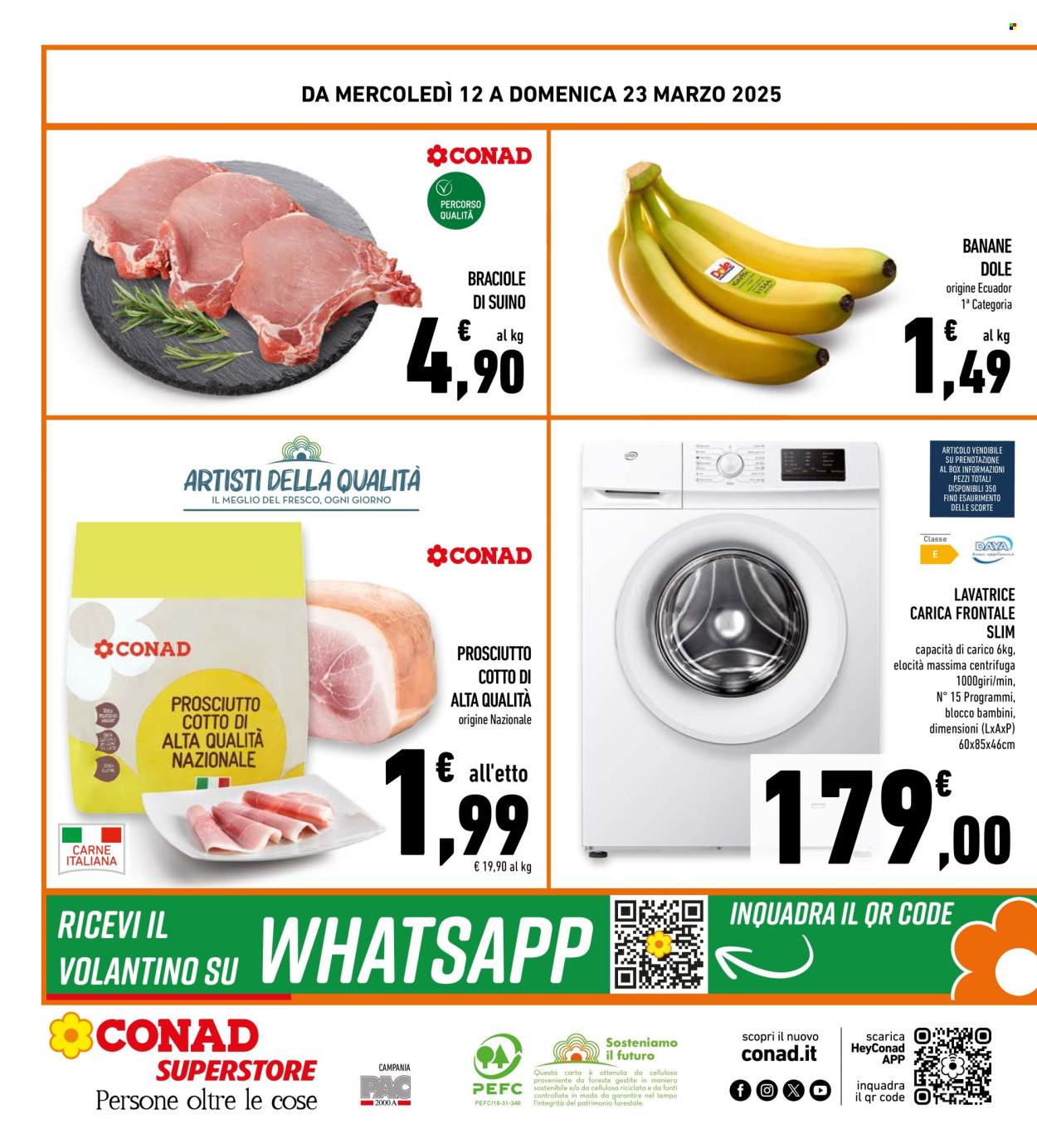 Volantino Conad Superstore - 12/3/2025 - 23/3/2025. Pagina 1