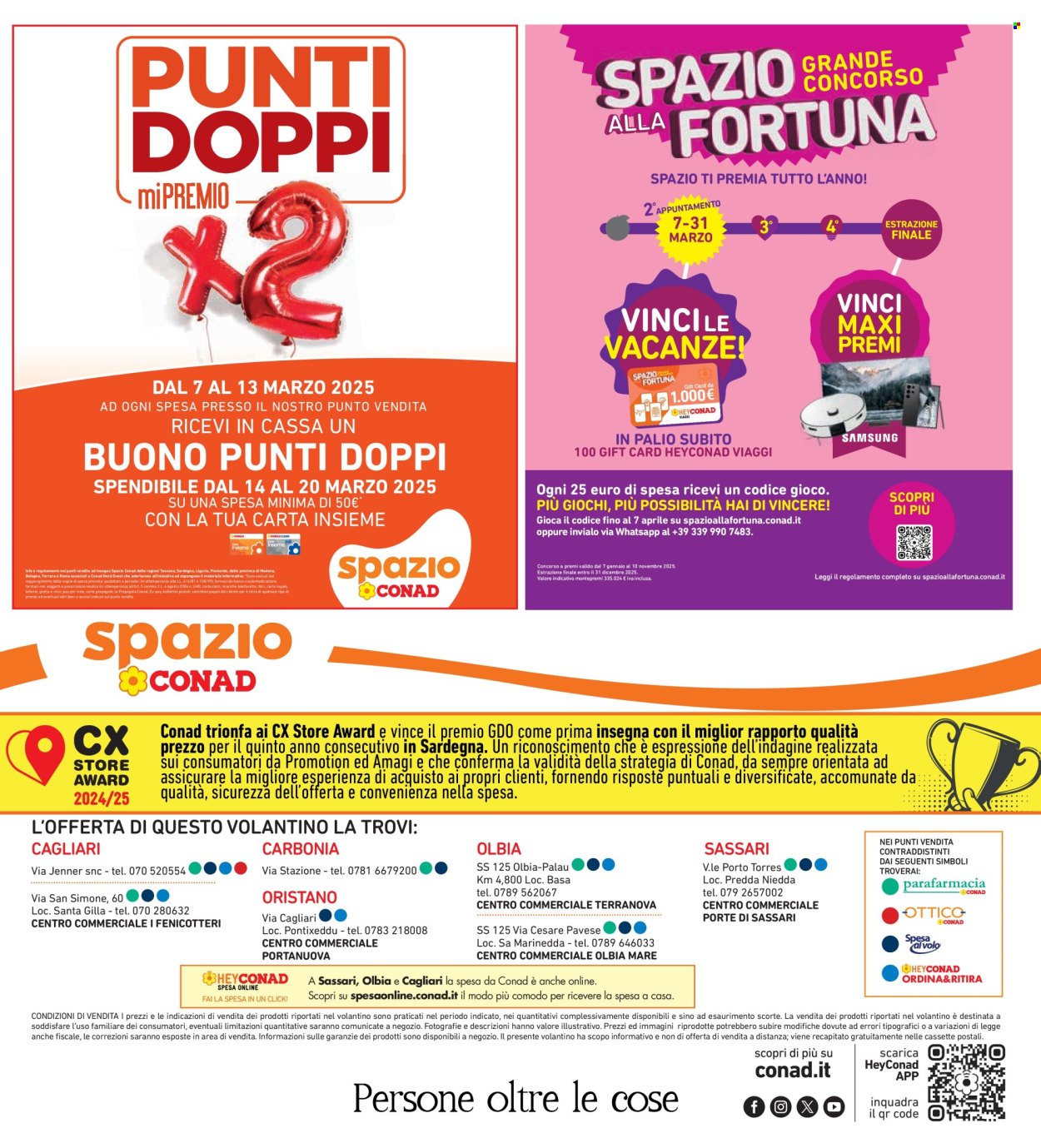 Volantino Spazio Conad - 14/3/2025 - 20/3/2025. Pagina 1