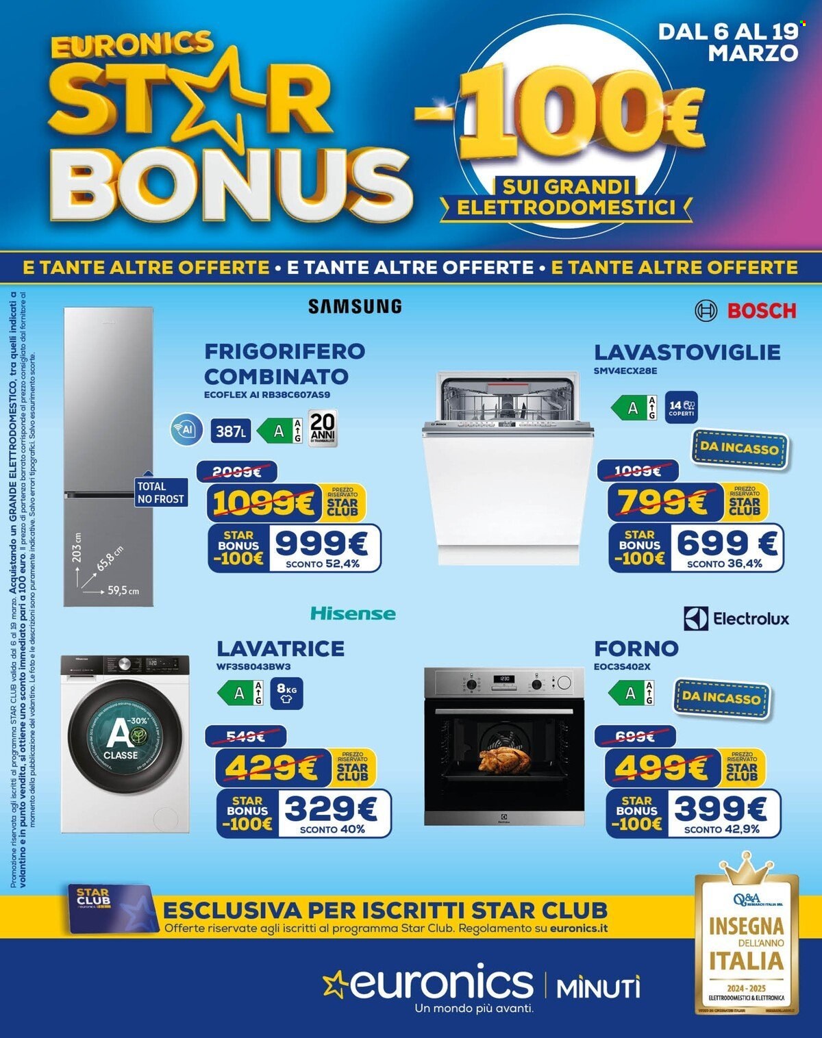 Volantino Euronics - 6/3/2025 - 20/3/2025. Pagina 1