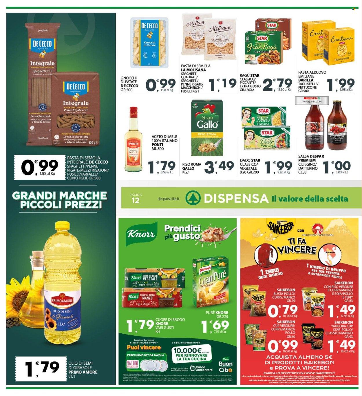 Volantino Eurospar - 13/3/2025 - 23/3/2025. Pagina 1