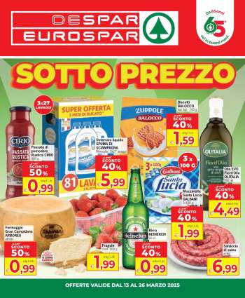 Volantino Eurospar - 13/3/2025 - 26/3/2025.