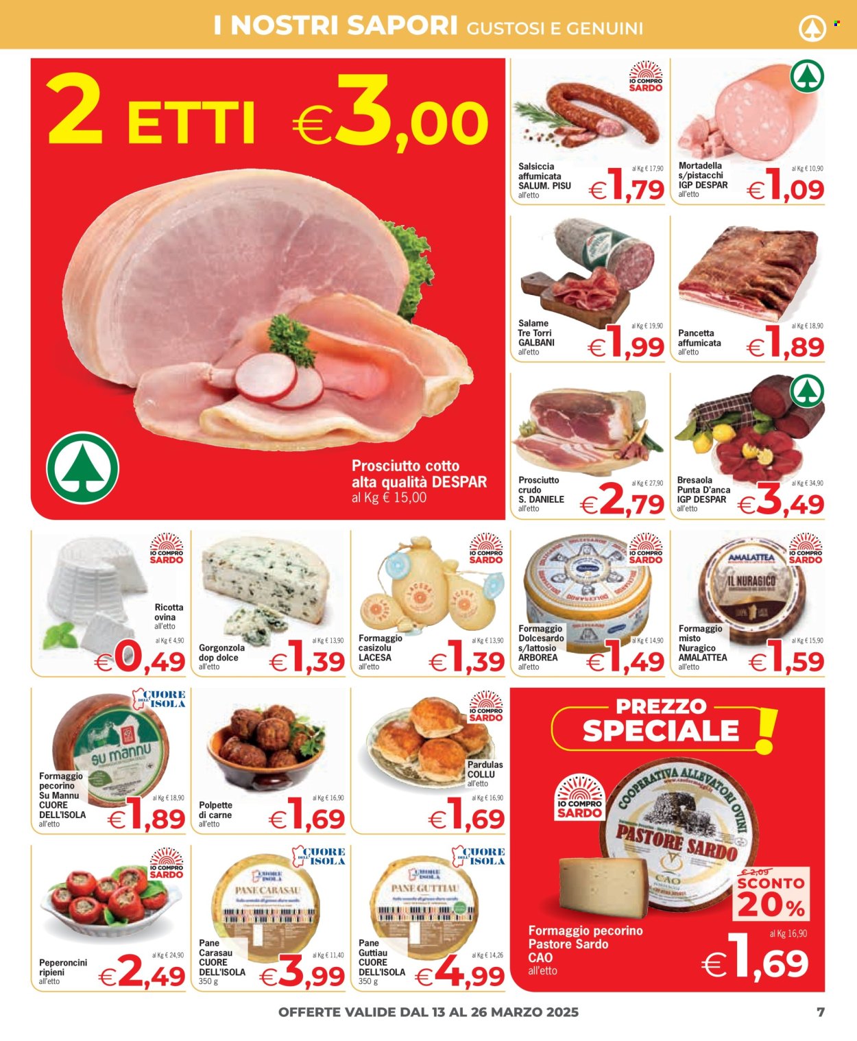 Volantino Eurospar - 13/3/2025 - 26/3/2025. Pagina 1