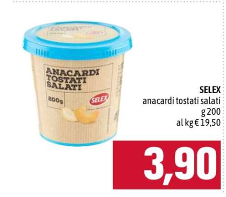 SELEX Anacardi Tostati Salati
