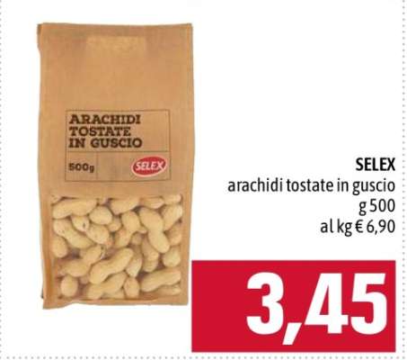 SELEX Arachidi Tostate in Guscio