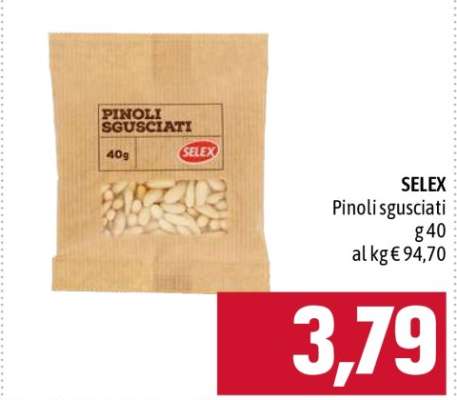 SELEX Pinoli sgusciati