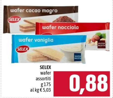 SELEX wafer assortiti