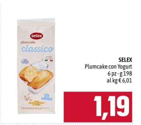 SELEX Plumcake con Yogurt