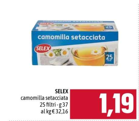 SELEX camomilla setacciata