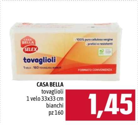 CASA BELLA tovaglioli