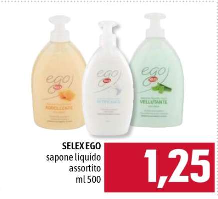 SELEX EGO sapone liquido assortito