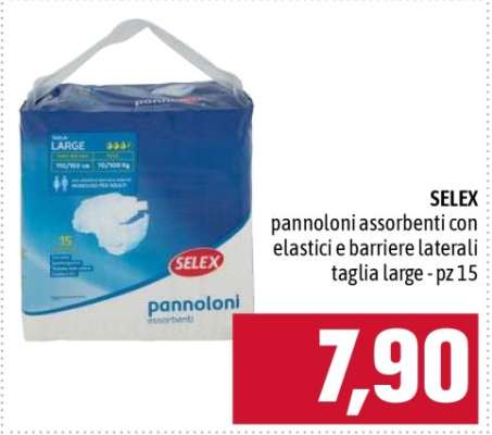 SELEX pannoloni assorbenti