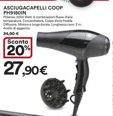 ASCIUGACAPELLI COOP PH9180IN