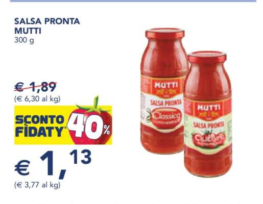 SALSA PRONTA MUTTI