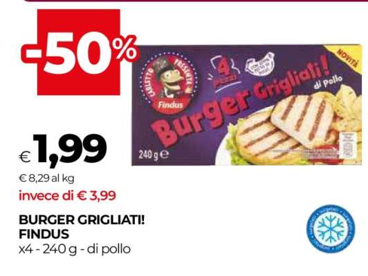 BURGER GRIGLIATI! FINDUS