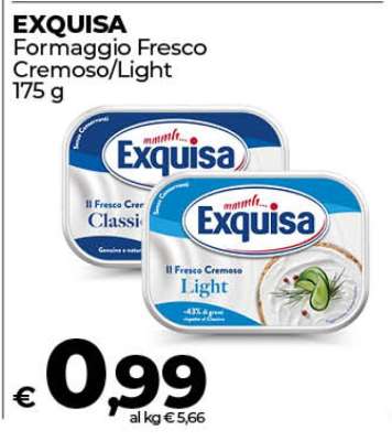 EXQUISA Formaggio Fresco Cremoso/Light