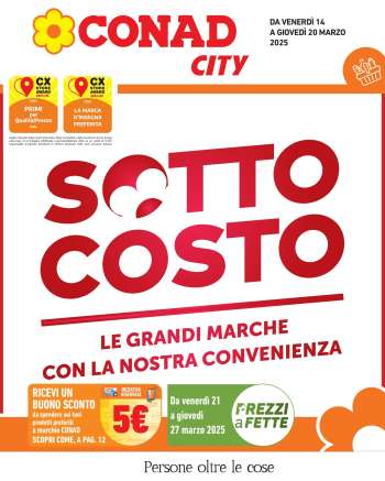 Volantino Conad City - 14/3/2025 - 20/3/2025.