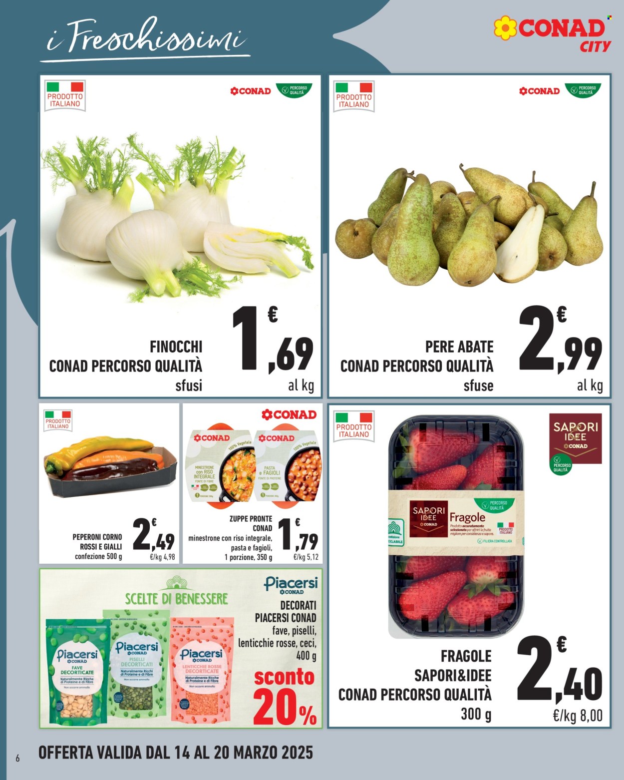 Volantino Conad City - 14/3/2025 - 20/3/2025. Pagina 1