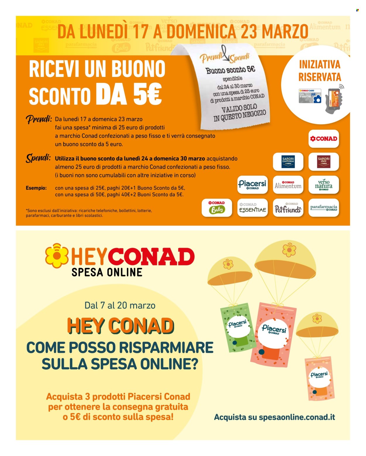 Volantino Conad City - 14/3/2025 - 20/3/2025. Pagina 1