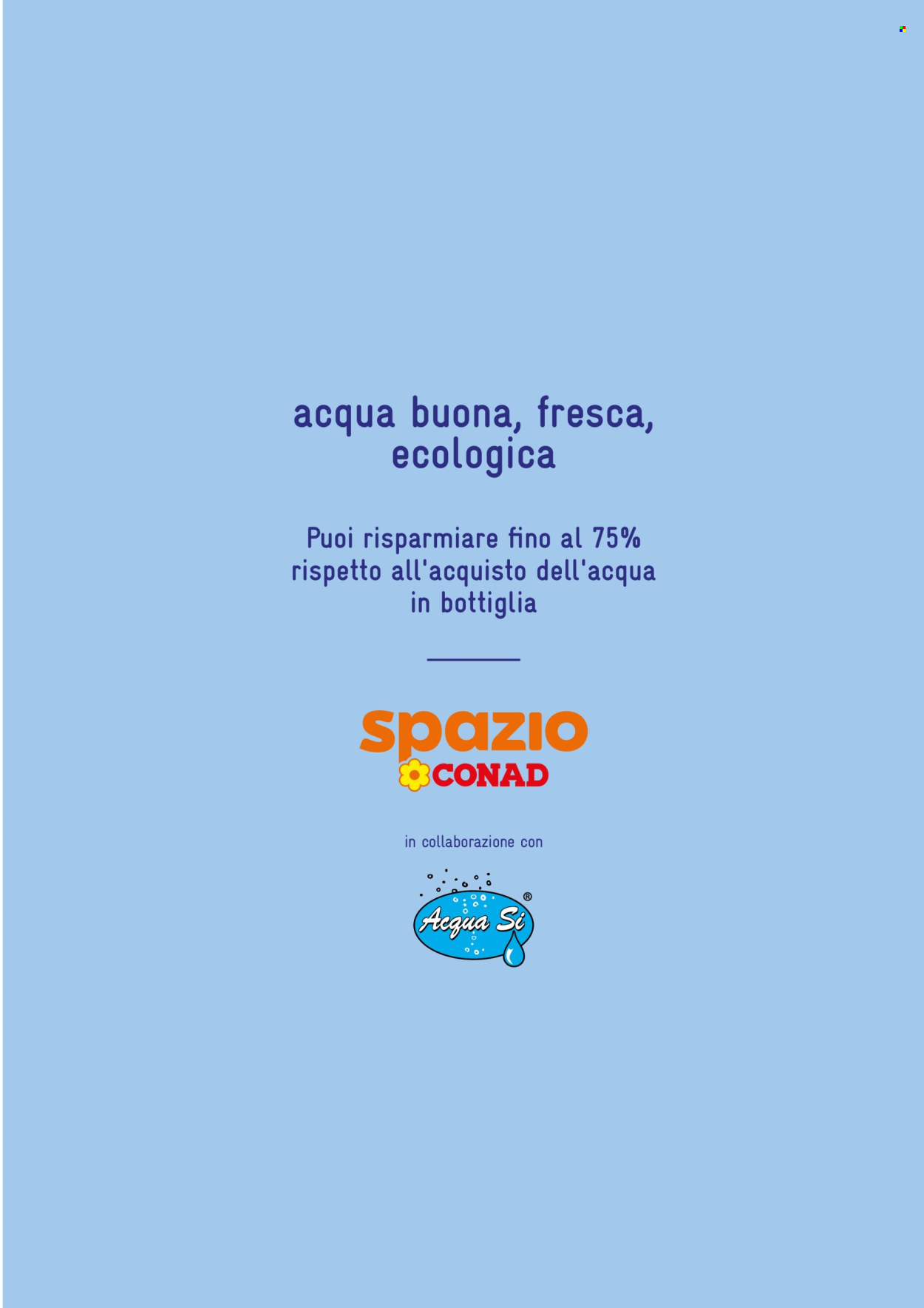 Volantino Spazio Conad - 18/3/2025 - 31/12/2025. Pagina 1