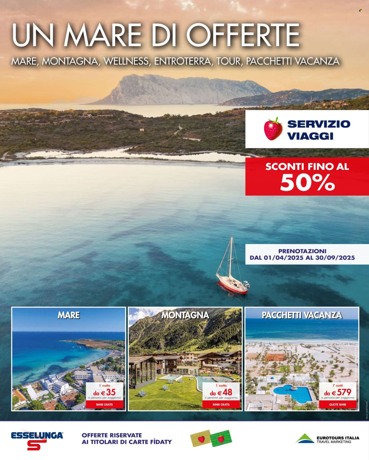 Volantino Esselunga - 1/4/2025 - 30/9/2025. Pagina 1