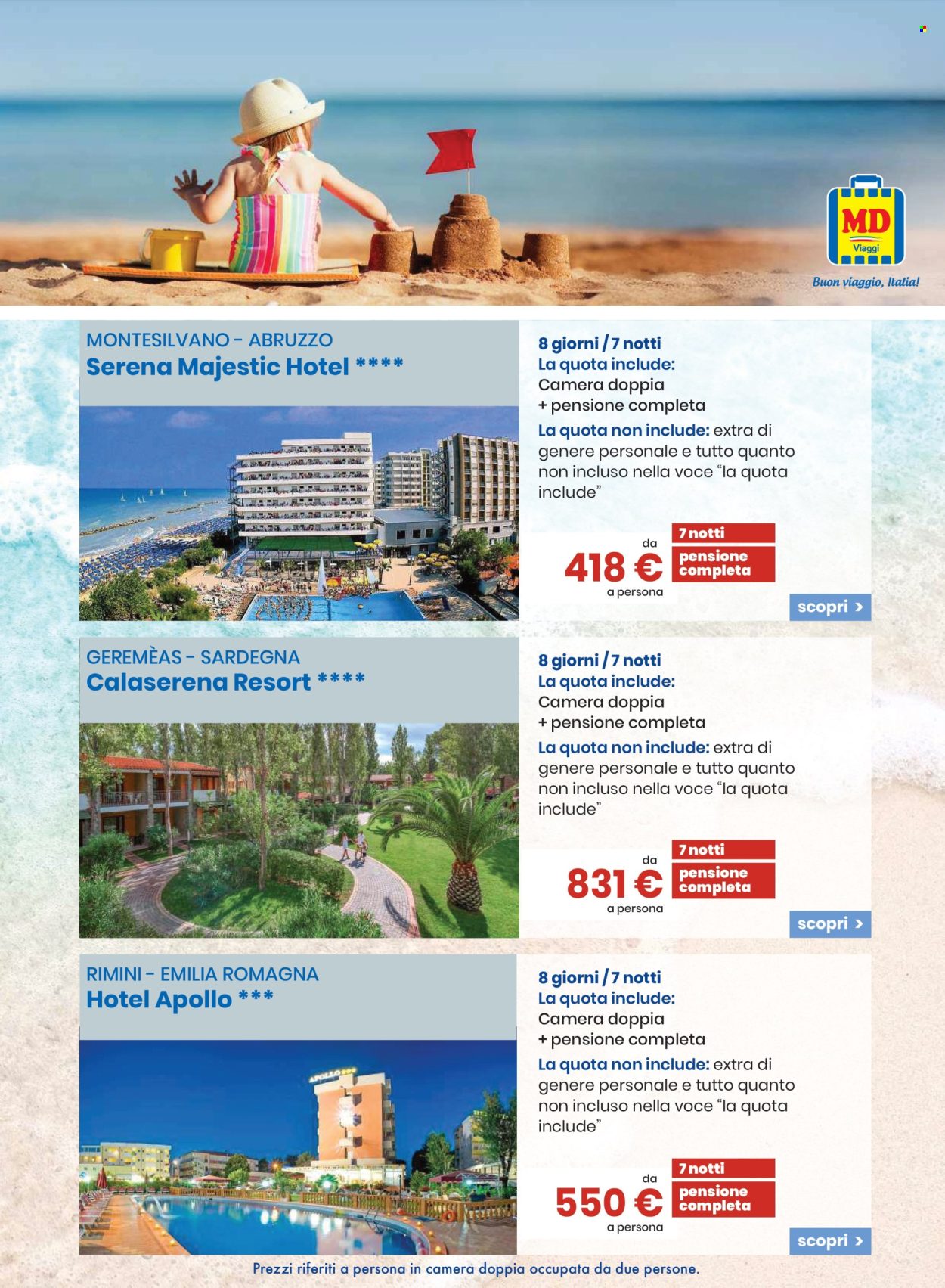 Volantino MD Discount. Pagina 1