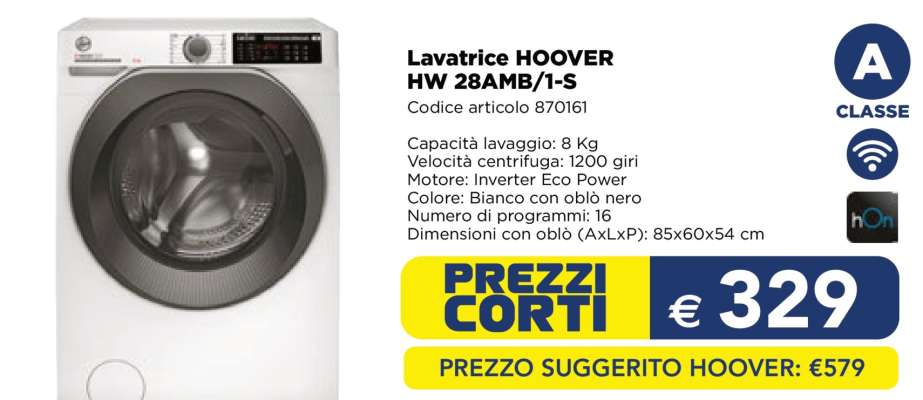 Lavatric HOOVER HW 28AMB/1-S